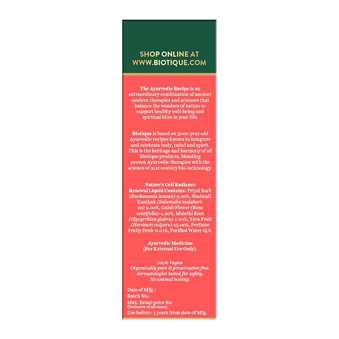 Biotique Pure Rose Water, Rejuvenating Mist For Face and Body Steam Distilled, for all Skin Types Rose Toner, 120ml