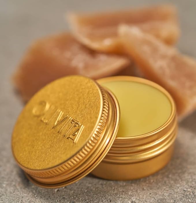 Olivita Natural Moisturising Lip Balm with Extra Virgin Olive Oil, Argan Oil, Shea Butter, Cocoa Butter and Beeswax - Organic Cosmetics - Natural Cosmetics