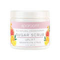 SpaRoom All Natural Aromatherapy Shea Butter and Raw Sugar Hydrating and Exfoliating Body Scrub, 16 oz, Uplift- Grapefruit and Citrus Essential Oils
