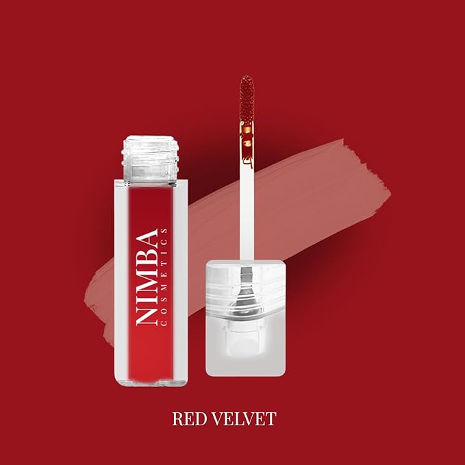 NIMBA Lip Butter - Alcohol-Free, Non-Sticky and Intense Hydration (Red Velvet)