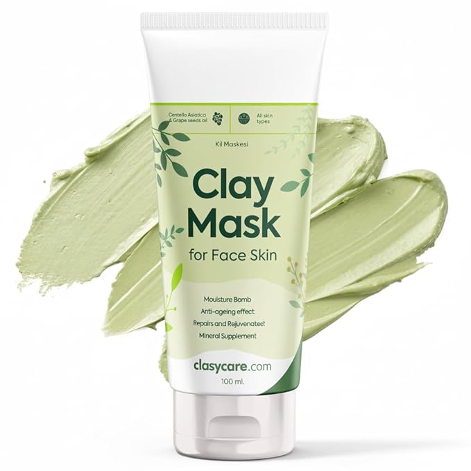 Clay Mask for Face – Pore Firming & Deep Cleansing Face Mask | Anti-Blackhead | Oil Balancing | Moisturising & Natural Ingredients, 100 ml