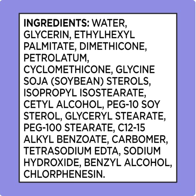 Moisture Daily Hydrating Facial Moisturizer & Neck Cream with Glycerin • Ultra Gentle • Lightweight Face Lotion • 4 fl oz PACK-1
