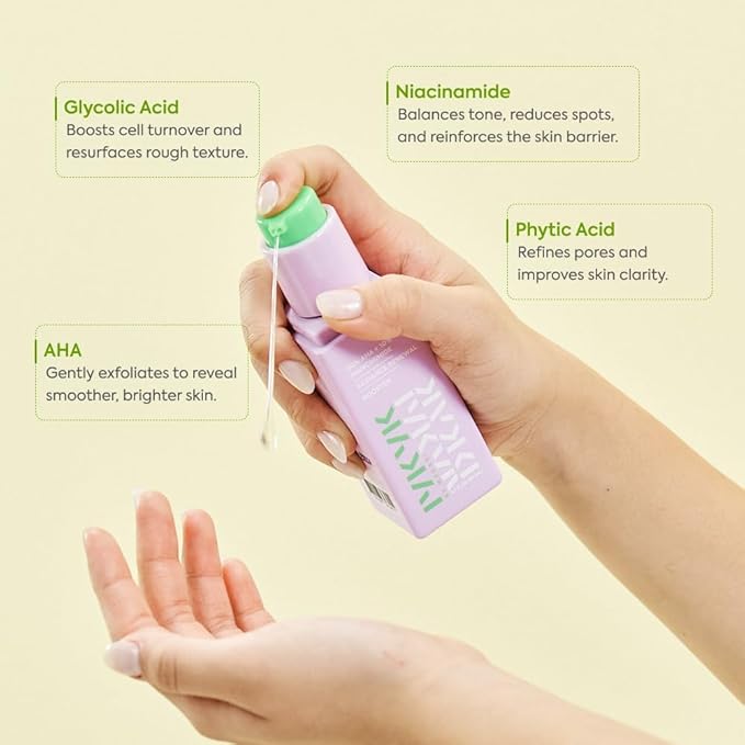IYKYK by Makari 20% AHA + 10% Niacinamide Booster Serum 2 Pack | Gentle Body Exfoliation with Glycolic & Lactic Acid to Smooth Skin | Enhance Appearance, and Reveal Radiant Softness
