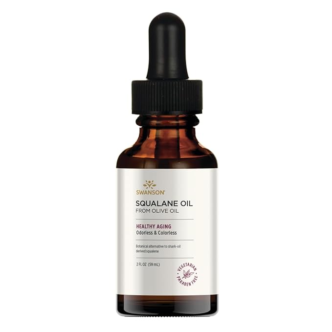 Swanson Vegetarian Squalane Oil 2 fl Ounce (59 ml) Liquid