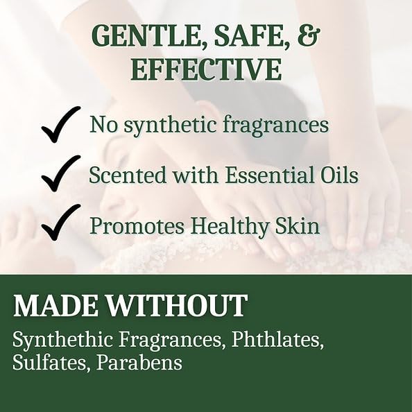 Lemon Verbena Natural Body Scrub – Exfoliating & Hydrating Scrub for Smooth, Radiant Skin, 12 oz