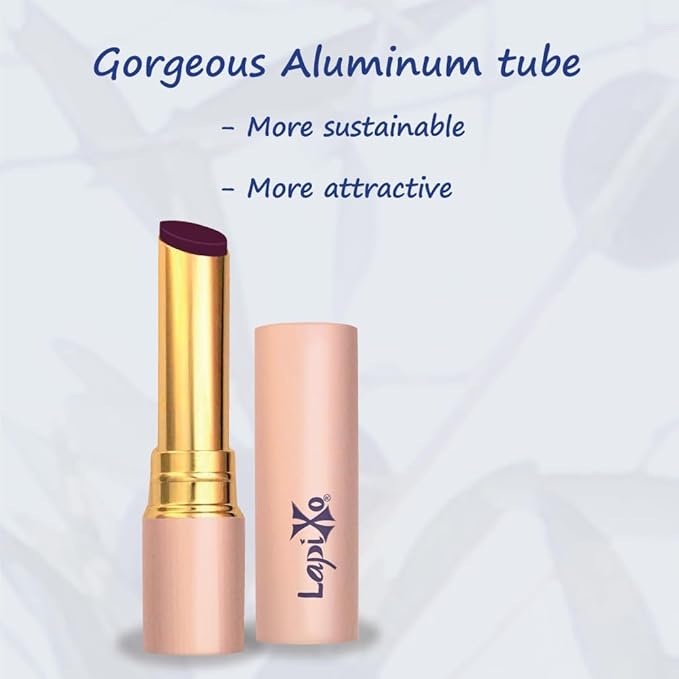 100% Plant-based Color Lip Tint, Unique Formula, Natural + Moisturizing | 2-in-1 | Non-Toxic, All Food Ingredients, Antioxidant-rich, Natural Matte Sheer, Buildable, 4.4g/0.15oz (Lilly Pilly color)