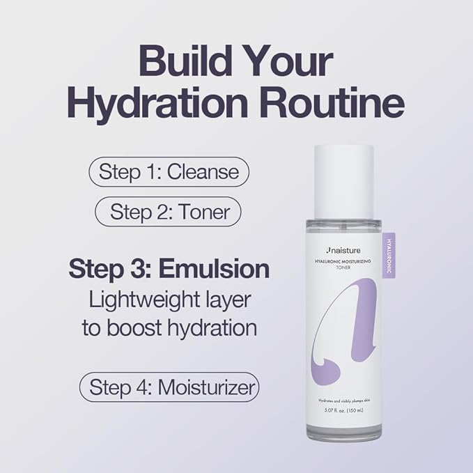 Naisture Hyaluronic Acid Toner – Balancing Face Toner with Butylene Glycol for Lightweight and Non-Greasy Moisturization