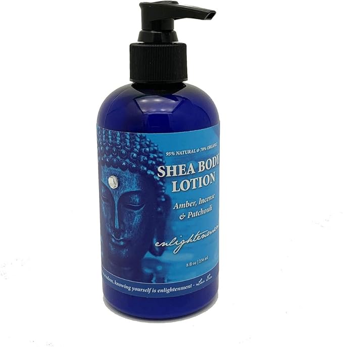 8 oz Buddhalicious Organic Shea Body Lotion Enlightenment