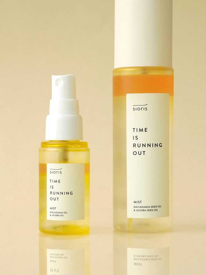 SIORIS Hydrating Face Mist Spray for Dry & Sensitive Skin, Organic & Vegan Facial Spray with Jojoba Oil & Citrus Water (Yuja), Lightweight Face Serum Mist for Dewy Glass Skin Finish, 3.38 fl oz