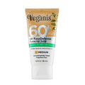 Sunscreen SPF 60 Medium Tone – Hyaluronic Acid & Green Tea – Tinted Face Sunscreen for Daily Use – Broad-Spectrum UVA/UVB & Blue Light Protection – Hydrating Dry-Touch Vegan Formula