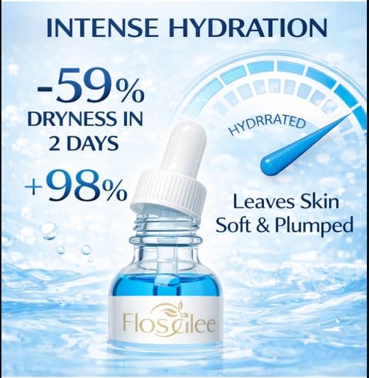 Hyaluronic Acid Face Serum with Vitamin C – Hydrating & Lightweight Moisturizer for Dry Skin, Anti Aging & Skin Brightening Serum for Women & Men – Daily Skincare 30ml
