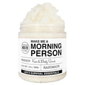 Mojo Spa Make Me a Morning Person Face and Body Scrub for Women and Men, Deep Moisturizing Facial and Full Exfoliating Skincare with Peppermint and Rosemary Scent, Sugar Based Exfoliator, 10 oz.