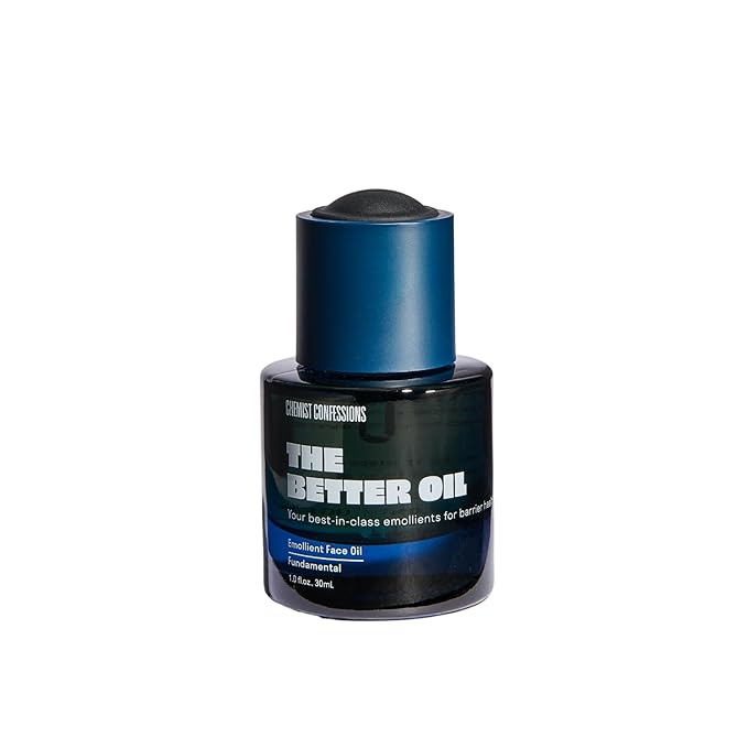 Chemist Confessions The Better Oil -Facial Oil with Squalane, Rosehip & Sea Buckthorn | Hydrating Face Oil for Skin Barrier Support & Daily Skincare Use