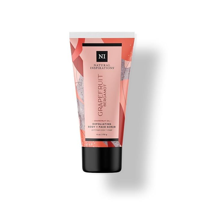 Natural Inspirations Grapefruit Bergamot Exfoliating Face + Body Scrub 6oz