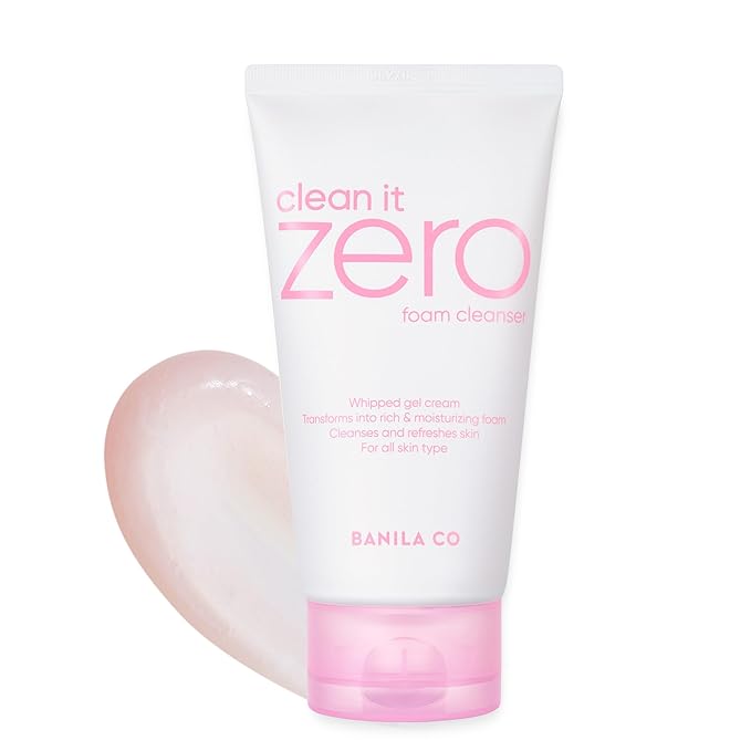 BANILA CO NEW Clean It Zero Foam Cleanser | All Skin Types | Creamy Foam Cleansing with Natural Herbs (150ml / 5.07 fl.oz)