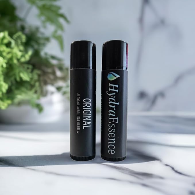Original Lip Balm 4-Pack – No Menthol No Camphor No Phenol – 7 Natural Ingredients, Fragrance Free, Long-Lasting Moisture