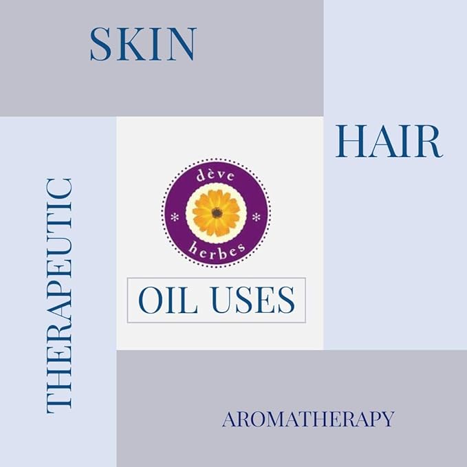 Deve Herbes Pure Citronella Essential Oil (Cymbopogon nardus) Steam Distilled 5ml (0.16 oz)