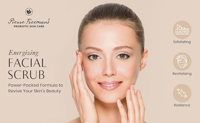 Pierre Freeman's Energizing Facial Scrub with Vitamin B and Açaí Berry (8 oz.)