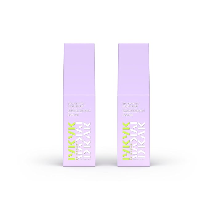 IYKYK by Makari 20% AHA + 10% Niacinamide Booster Serum 2 Pack | Gentle Body Exfoliation with Glycolic & Lactic Acid to Smooth Skin | Enhance Appearance, and Reveal Radiant Softness