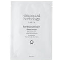 Elemental Herbology Kombucha Infusion Sheet Mask, 1 Mask– Radiance-Boosting, Face Sheet Mask with Probiotics, Niacinamide & Aloe Vera – Brightens, Hydrates & Strengthens Skin Barrier