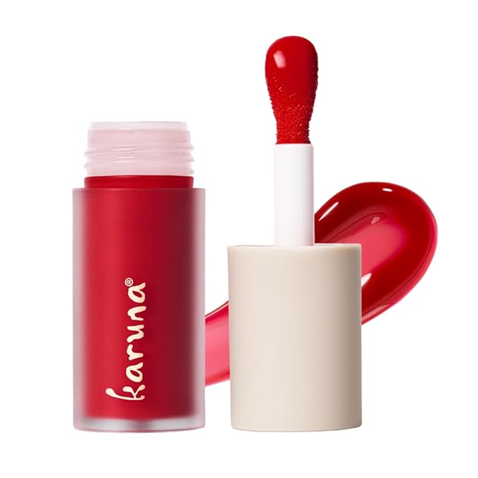 Karuna Skin - Tinted Lip Oil, Soothing & Moisturizing Lip Products with Peptides, Antioxidants, Hydrating Flattering Vegan Lip Tint (Embrace)