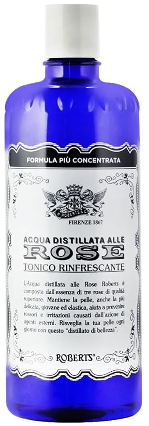 Manetti & Roberts: Refreshing Tonic Italian Rosewater, NEW Concentrated Formula 300ml 10.14fl.oz [ Italian Import ]