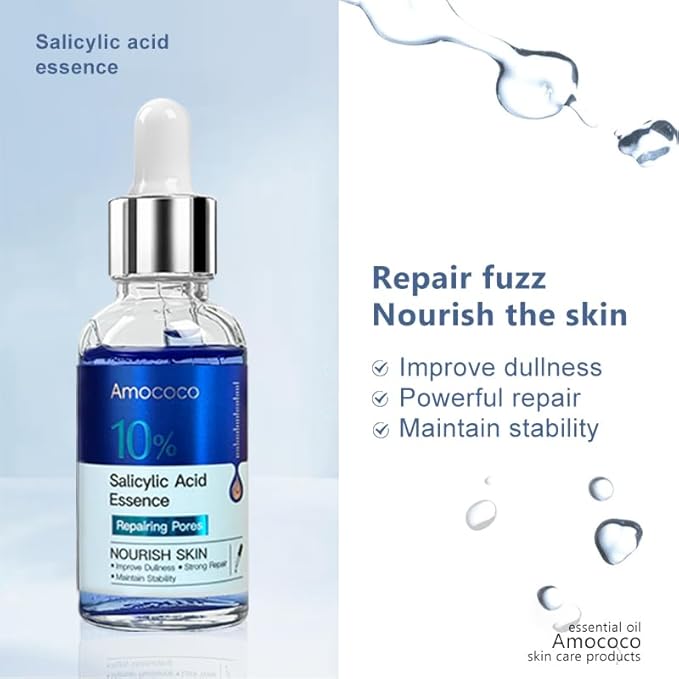 Hyaluronic Acid Serum for Face, Daily Hydrating Face Serum, Anti-Aging Essence with Glycerin, Fragrance Free, for Plumper, Smoother, 1.1 Fl Oz