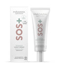 Madara Organic Skincare | SOS+ SENSITIVE Night Cream, – Calming moisture for sensitive, reactive and redness-prone complexions, Dermatologically proven to soothe redness, Fragrance and colourant-free