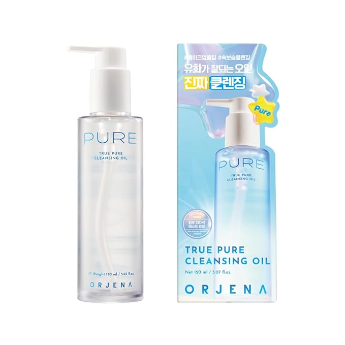 OJRN ORJENA Vegan Pure Cleansing Oil for Makeup Removal, 150ml / 5.07 fl oz