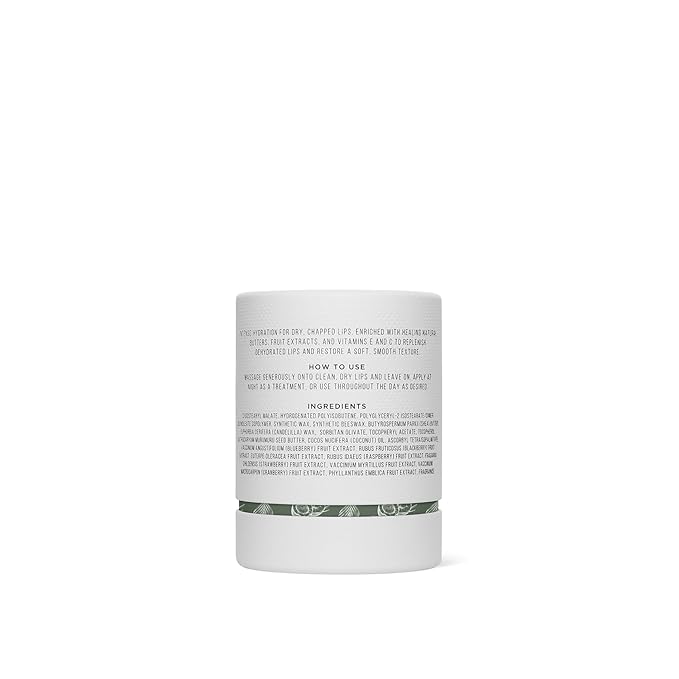 CHUMMI LIP MASK - skincare for your lips - Luxurious overnight lip treatment in coconut, berry, and vanilla, blended with lip-softening plant butters and exfoliating berry extracts. (20g, Coconut)
