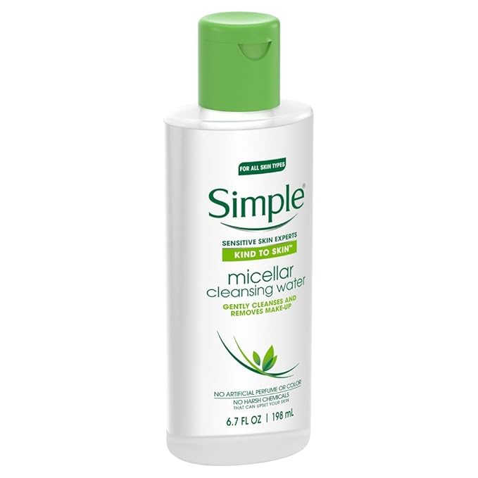Simple Kind to Skin Cleansing Water, Micellar 6.7 oz