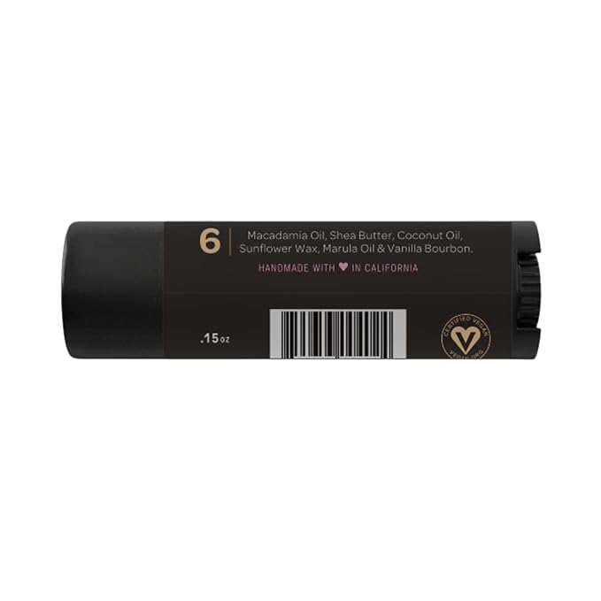 Ellovi Natural Lip Butter Lip Balm - Vanilla - Pure Enough to Eat - Made With Just 6 Vegan Ingredients - 100% Natural & Organic Moisturizing Lip Care for All Day Hydration (4-Pack)