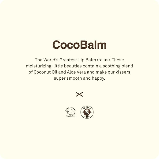 Sun Bum Cocobalm Groove Cherry - Hydrating Lip Balm With Coconut Oil and Aloe Vera - 0.15 oz Stick (Pack of 2)