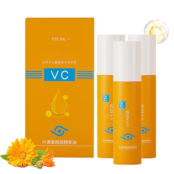 Lutein Eye Essence Oil, Ruy Vc Anti-Wrinkle Eye Serum Oil, Hydrating Under Treatment for Fine Lines, Puffiness & Dark Circles – 15ml (3)