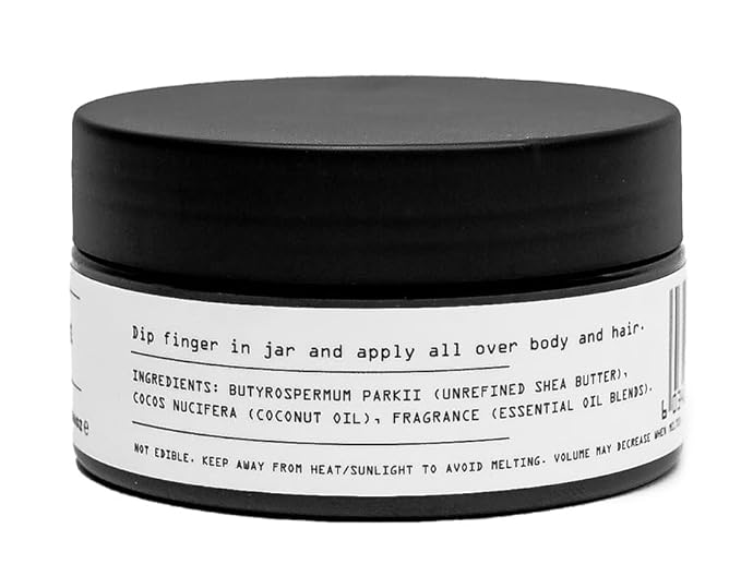 Kaeme.com Goldflakes Shea Body Butter Moisturizer For Women and Men,Made With Raw Organic Pure Unrefined Shea With Natural Coconut Oil For Deep Hydration,Soften,Nourish Skin,Hair Scalp(3.4oz/100g jar)