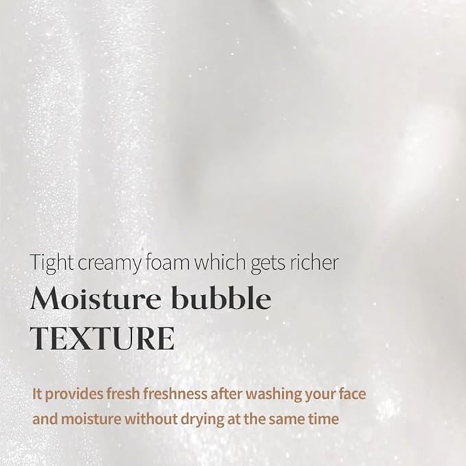 Amill Super Grain Foam Cleansing (100ml/3.39fl.oz) – Gentle Facial Cleanser with Multi-Grain Extracts for Soft & Hydrated Skin