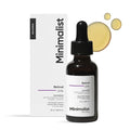 Minimalist Retinal 0.1% Face Serum | Enriched with Bakuchiol & Squalane | Reduces Fine Lines & Wrinkles | Anti-Aging & Hydrating Formula | For All Skin Types | 0.68 Fl Oz/ 20 ml