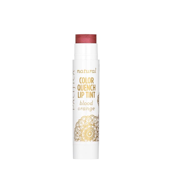 Pacifica Tinted Lip Balm – Blood Orange Flavor – Sheer Hydrating Balm with Coconut Oil & Cocoa Butter – Vegan, Cruelty-Free, Dermatologist Tested – 0.15 oz (Pack of 2)