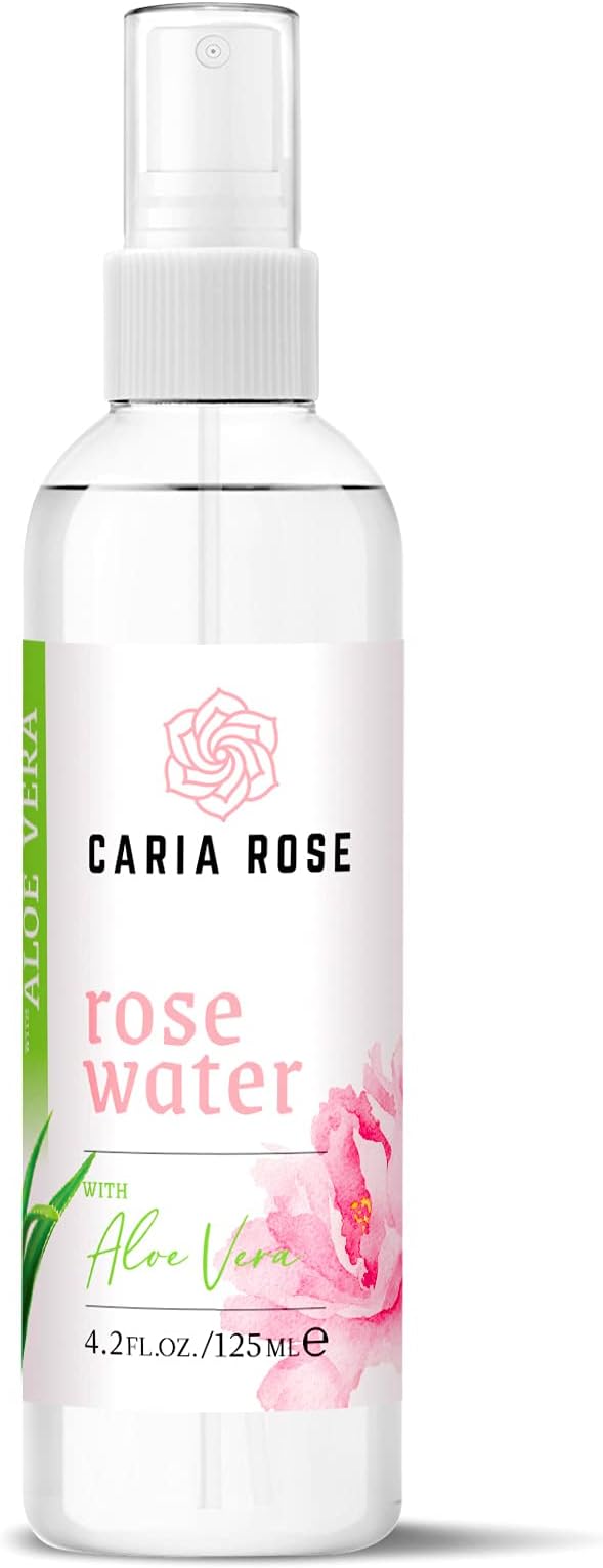 Rose Water Facial Toner with Hyaluronic Acid & Aloe Vera