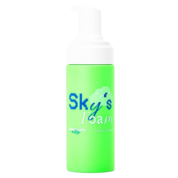 Heavenly Foaming Cleanser Face Wash – Gentle Facial Cleanser with Aloe Vera & Chamomile, Hydrating Face Wash for Women & Men, Sensitive Skin, 120mL/4.05 fl oz Bottle