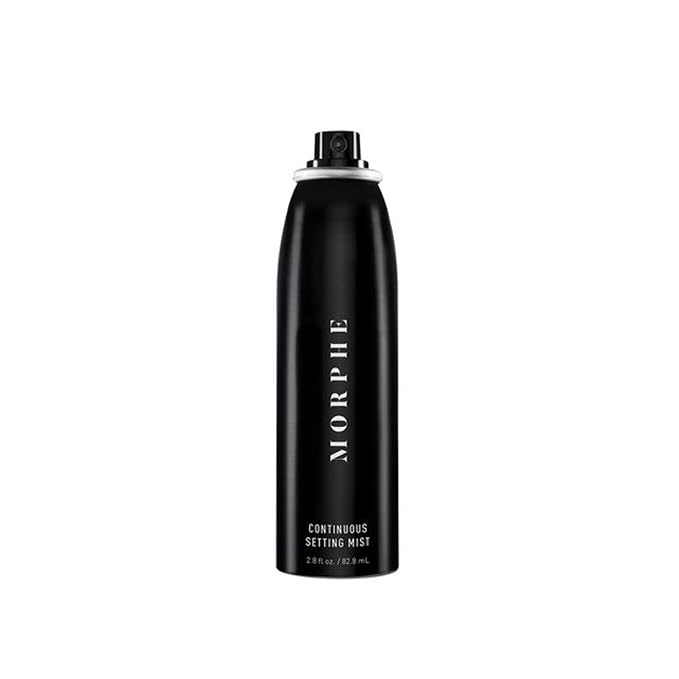 Morphe Continuous Setting Spray for Makeup with a Radiant Finish (2.8 Fl oz) + Morphe Mini Continuous Setting Spray (1.3 oz)