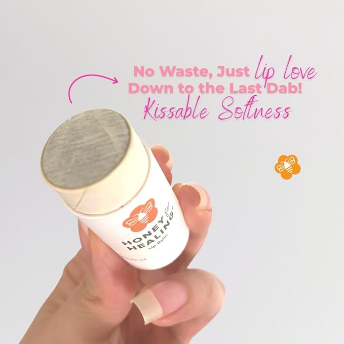 Manuka Honey Lip Balm 15+ UMF – Ultra-Hydrating Formula with Beeswax, Castor Oil & Organic Coconut Oil | 12+ Hour Moisture | Eco-Friendly Recyclable Tube | 0.25 oz / 7 g (Soft Rose)