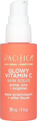 Pacifica Glowy Vitamin C Skin Solve Primer – Brightening Face Primer with Vitamin C, Kakadu Plum & Squalane, Hydrates & Illuminates, Vegan & Cruelty-Free