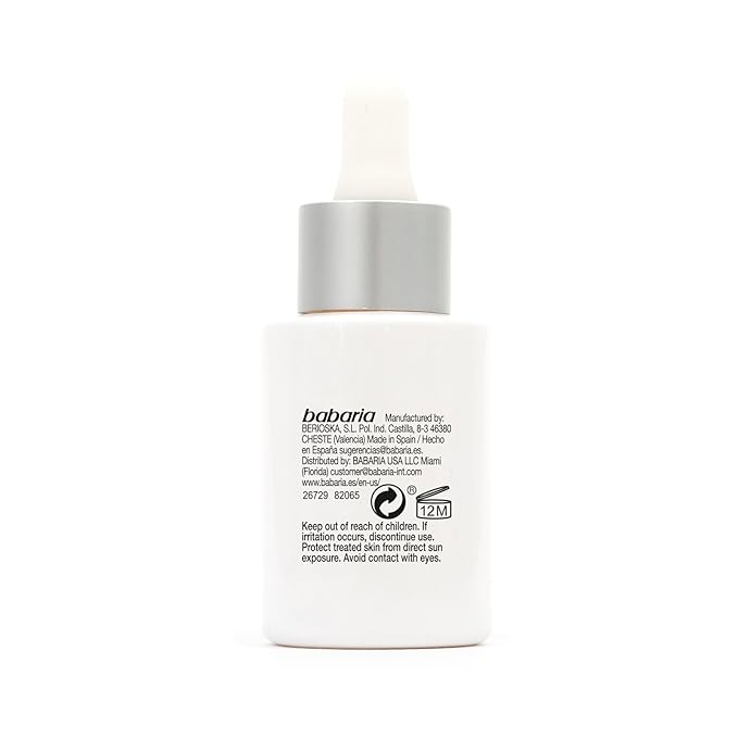 Babaria Collagen Vegan Serum - Serum for Face - Enhances Skin's Radiance - Contains Vitamin B5 and Moisturizing Agents - Improves Facial Looks - 2 pc
