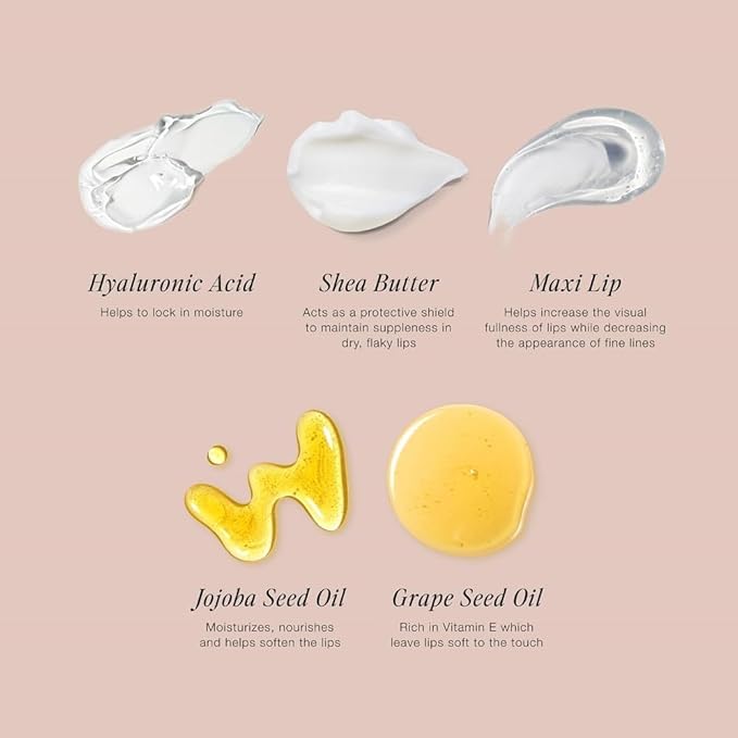 Jouer Mint Overnight Lip Masque – Moisturizing Lip Treatment - Lip Mask Formulated with Maxi Lip for Plumper Lips and Visual Fullness - Shea Butter for Hydration