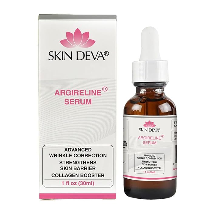 Skin Deva Argireline® Peptide Serum with Hyaluronic Acid – Acetyl Hexapeptide-8 Formula – Hydrating Anti-Aging Face Serum for Fine Lines & Smoother-Looking Skin (1 fl oz)