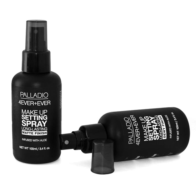 Palladio 4 Ever and Ever Make Up Setting Spray, Longlasting, Instantly Sets and Secures Makeup for All Day Wear (Matte Finish), 100 ml