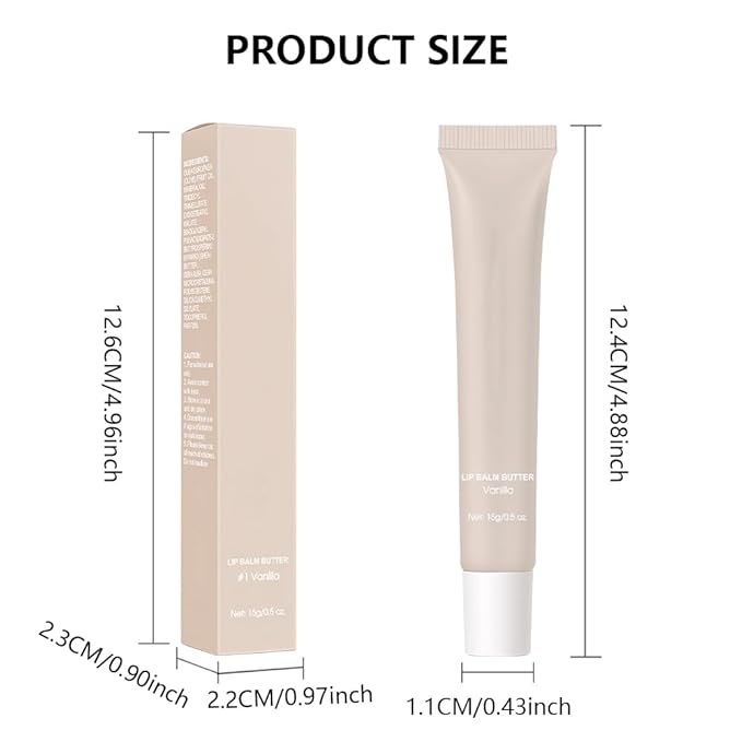 FeiCuiYun 2Pcs Summer Lip Butter Lip Balm, Ultra-Hydrating Natural Vegan Lip Balm, Sheer-Tinted Shine & Hydration, Soothes & Softens Dry Lips Skincare, Bálsamo labial hidratante (#1+2#)