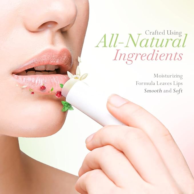 Lip Balm Bulk Unlabeled - Made in USA 200 Pack Cherry Bulk Chapstick - Natural Ingredients Vitamin E Shea Butter - Custom Chapstick Bulk For Party & Wedding Favors