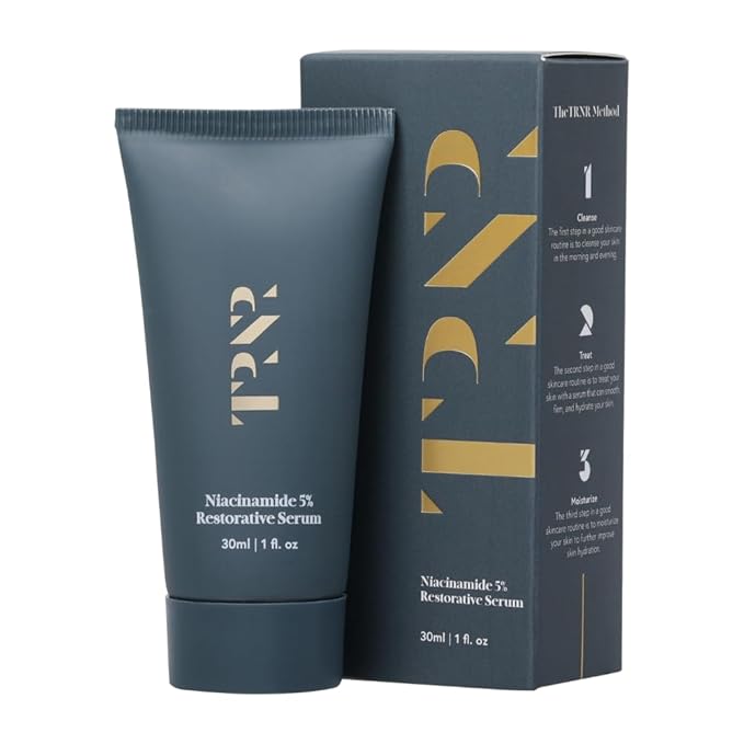 Restorative 5% Niacinamide Serum (30ml/1oz) | Rejuvenating Skincare Routine| Natural, Plant-Based & Science-First Hydrating Serum for Men & Women | With the Goodness of Mushroom & Turmeric Extract